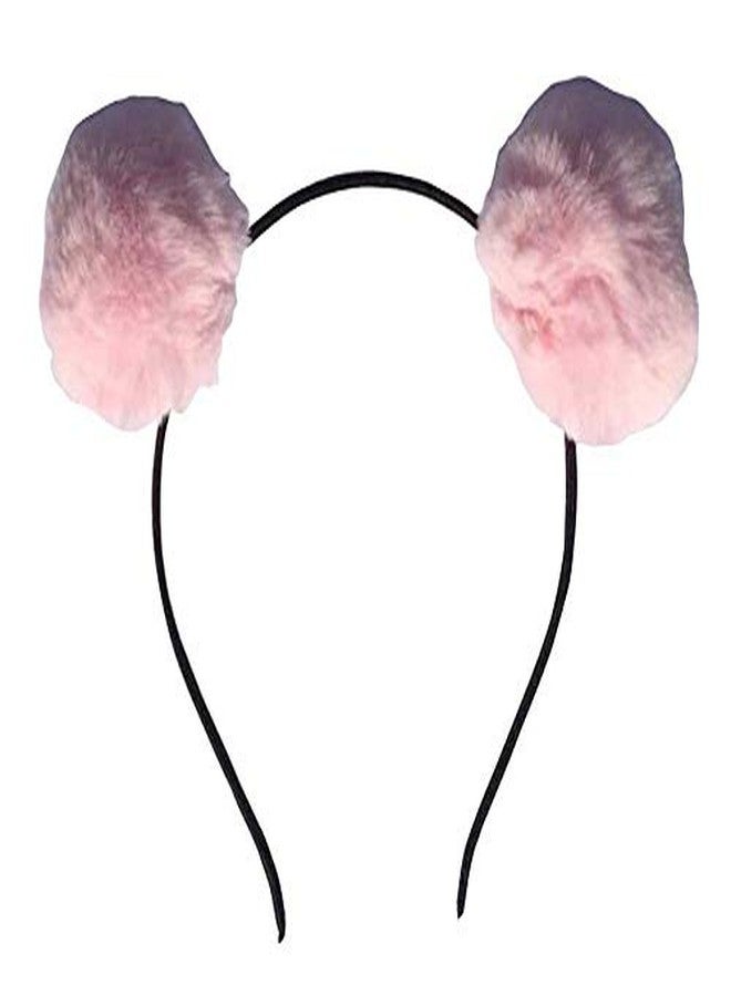 FAMEZA Multicolour Fabric Hoop Animal Soft Pompom Style Flurry Hairband for Kids Costume 6 - Image 2